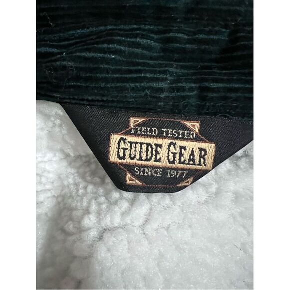Guide Gear Men’s XL Hunter Green Corduroy and Inside White Fleece Warm Barn Jack - Picture 8 of 10